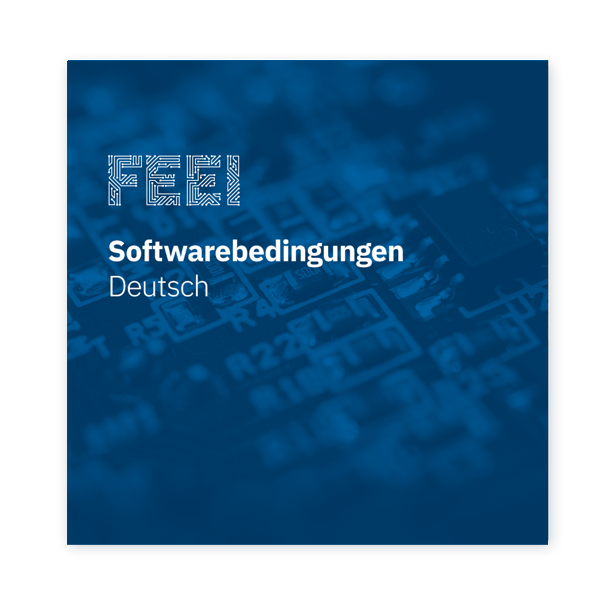 Softwarebedingungen - Deutsch