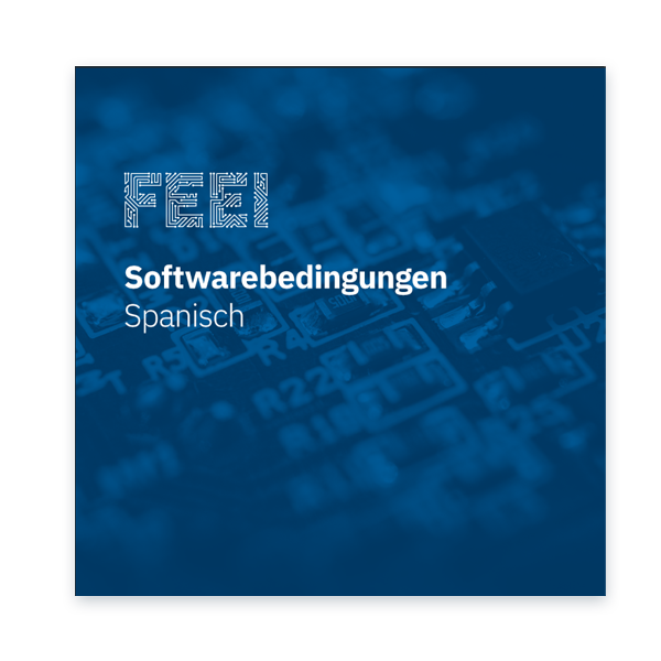Softwarebedingungen - Spanisch